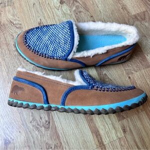 Sorel Tremblant Faux Fur Slipper Moccasin Women’s Size 9